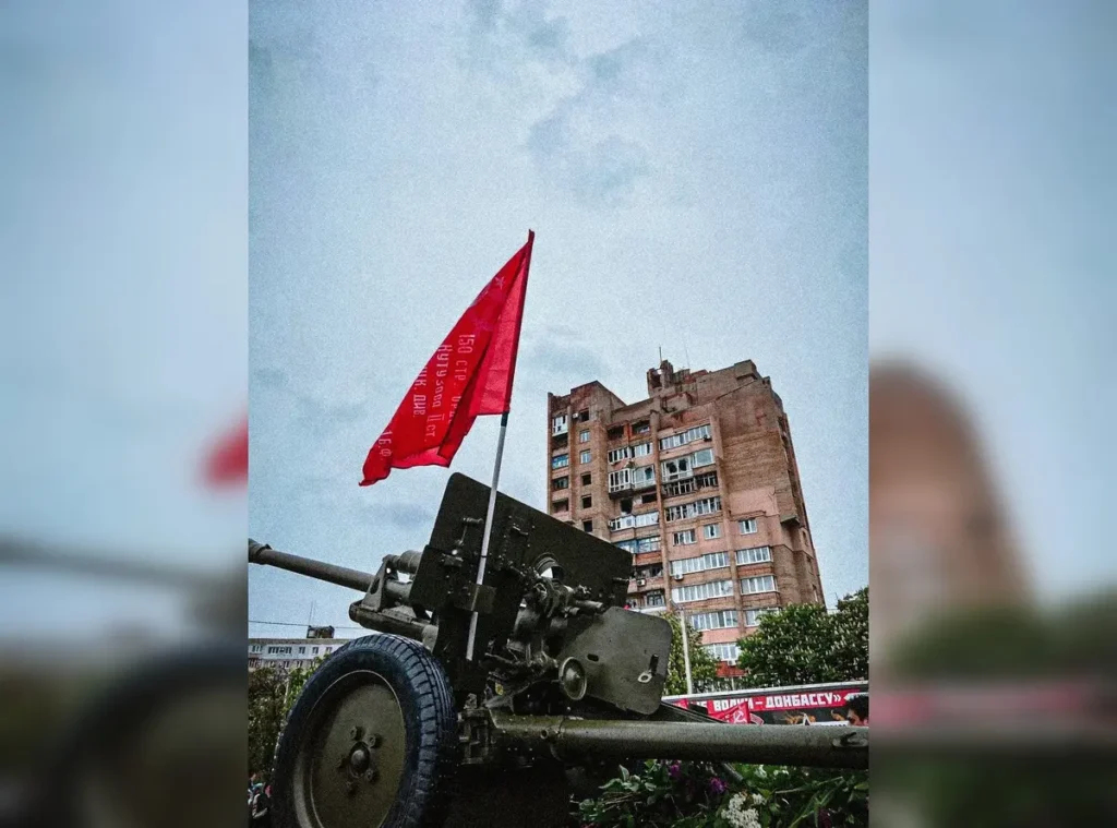 Памятник «Пушка» в&nbsp;Мариуполе. Источник фото: паблик VK&nbsp;«Волонтеры победы».