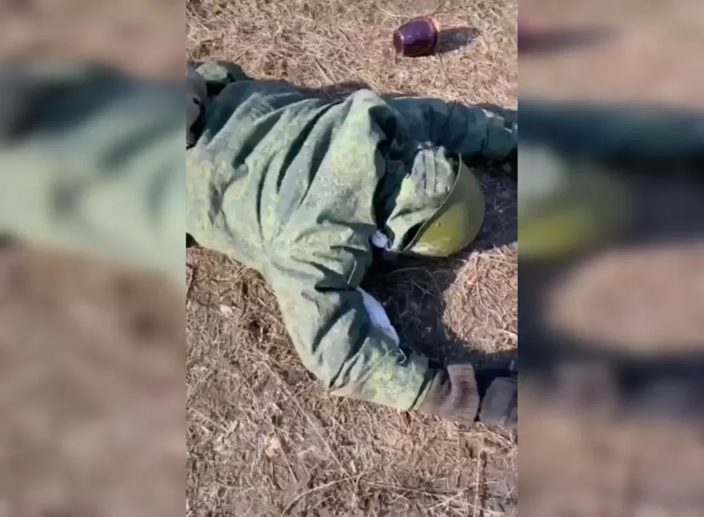 Скриншот видео с&nbsp;российским военнопленным, на&nbsp;котором Яна Еренчук предположительно опознала своего сына Владислава. Источник: портал censor.net.