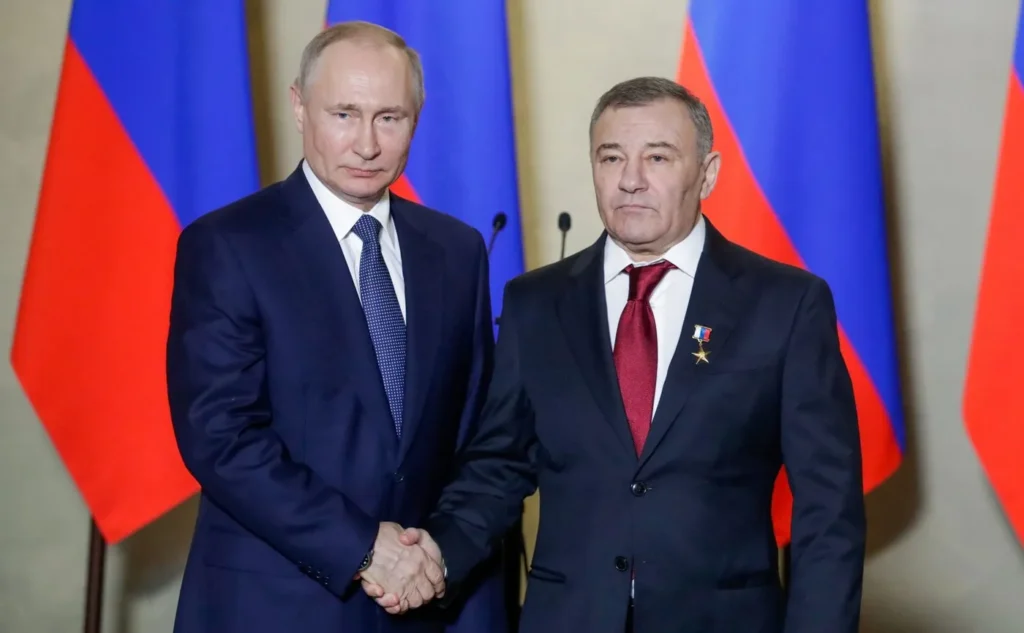 Аркадий Ротенберг и&nbsp;Владимир Путин