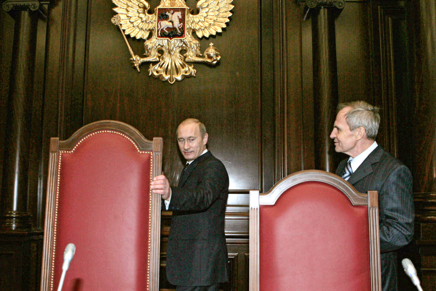 Владимир Путин и&nbsp;Валерий Зорькин, глава Конституционного суда России