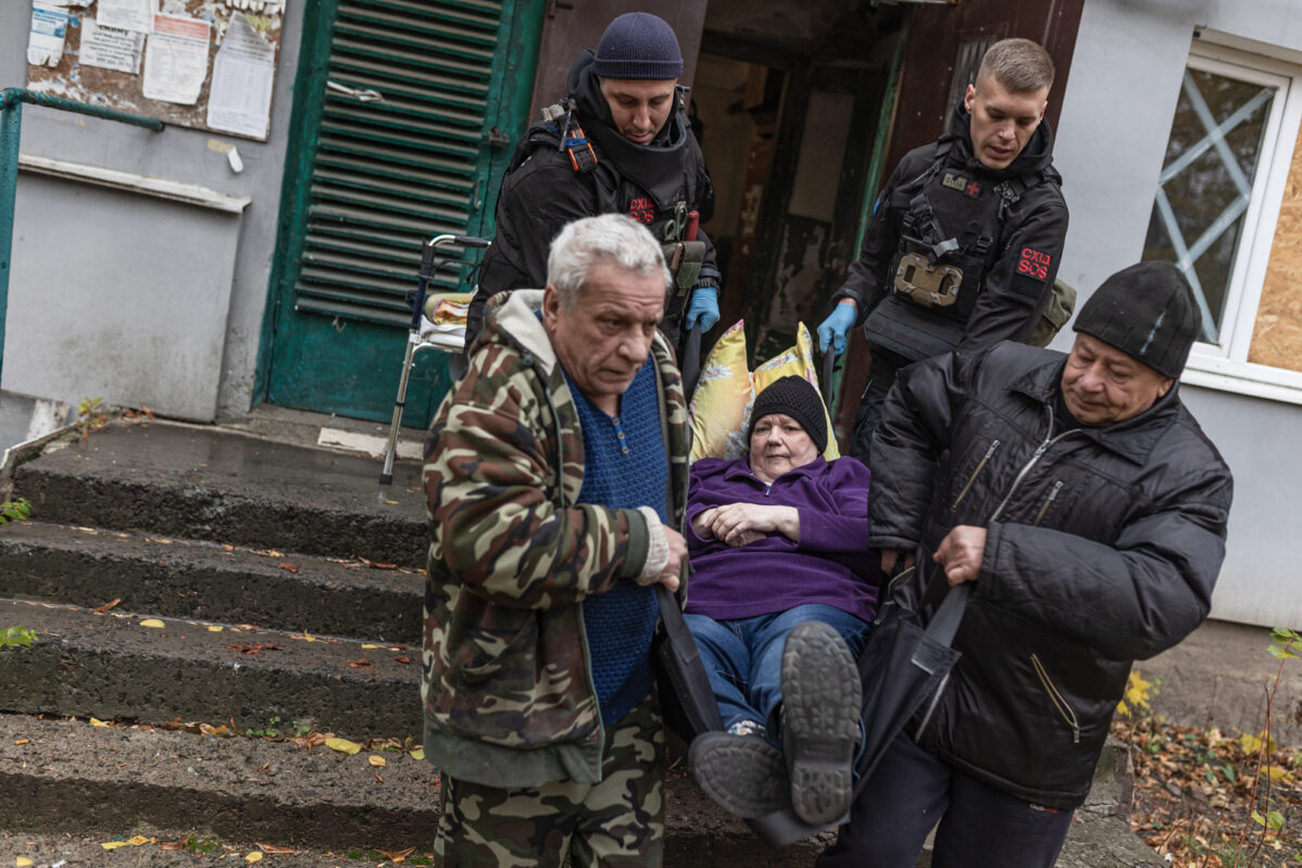 Эвакуация из&nbsp;Константиновки Донецкой области