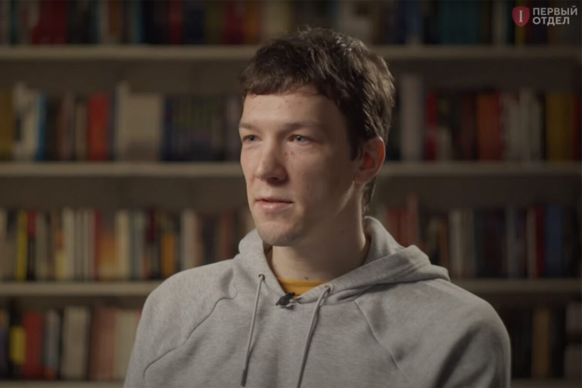 Кирилл Парубец во&nbsp;время интервью