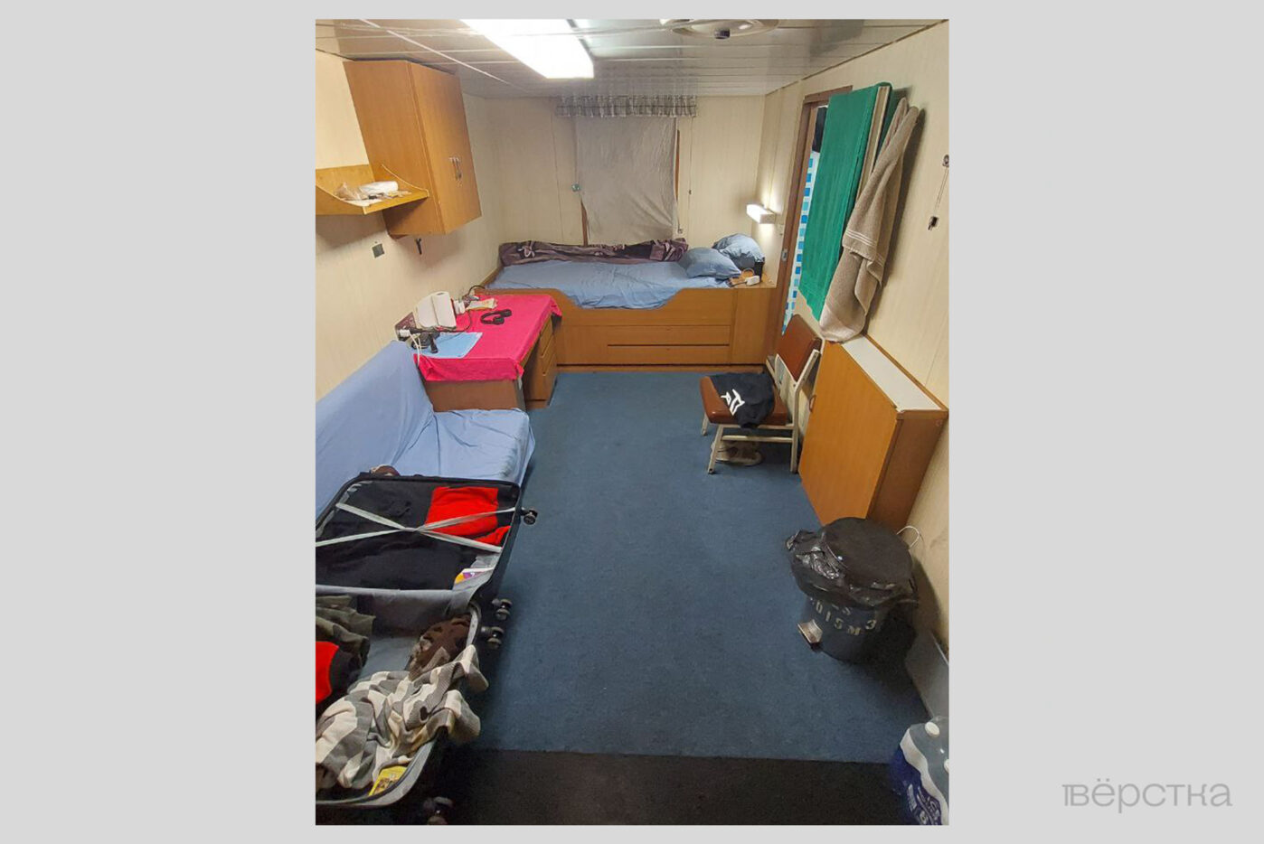 Каюта моряка на&nbsp;нефтяном танкере