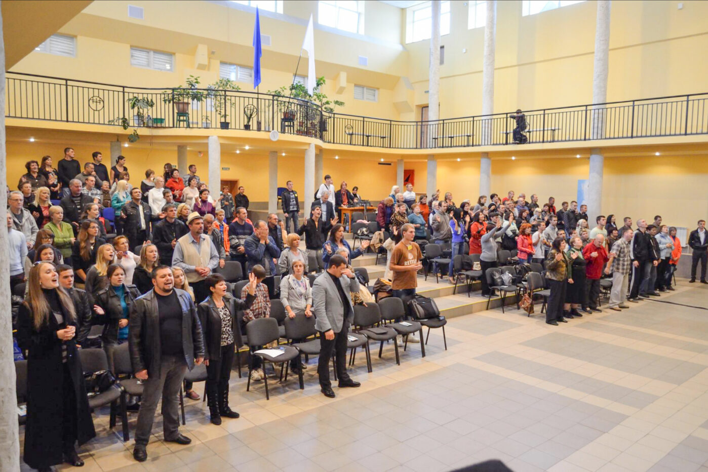 Церковь «Благая весть» в&nbsp;Бердянске, в&nbsp;которой служил Виктор Бондаренко