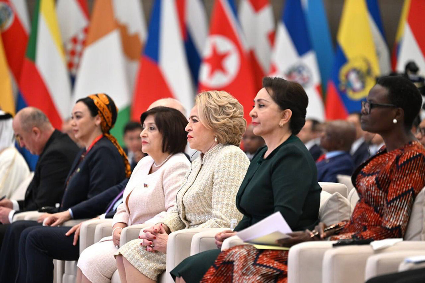 Валентина Матвиенко на&nbsp;150-й Генеральной ассамблее Межпарламентского союза (МПС) в&nbsp;Международном конференц-центре в&nbsp;Ташкенте